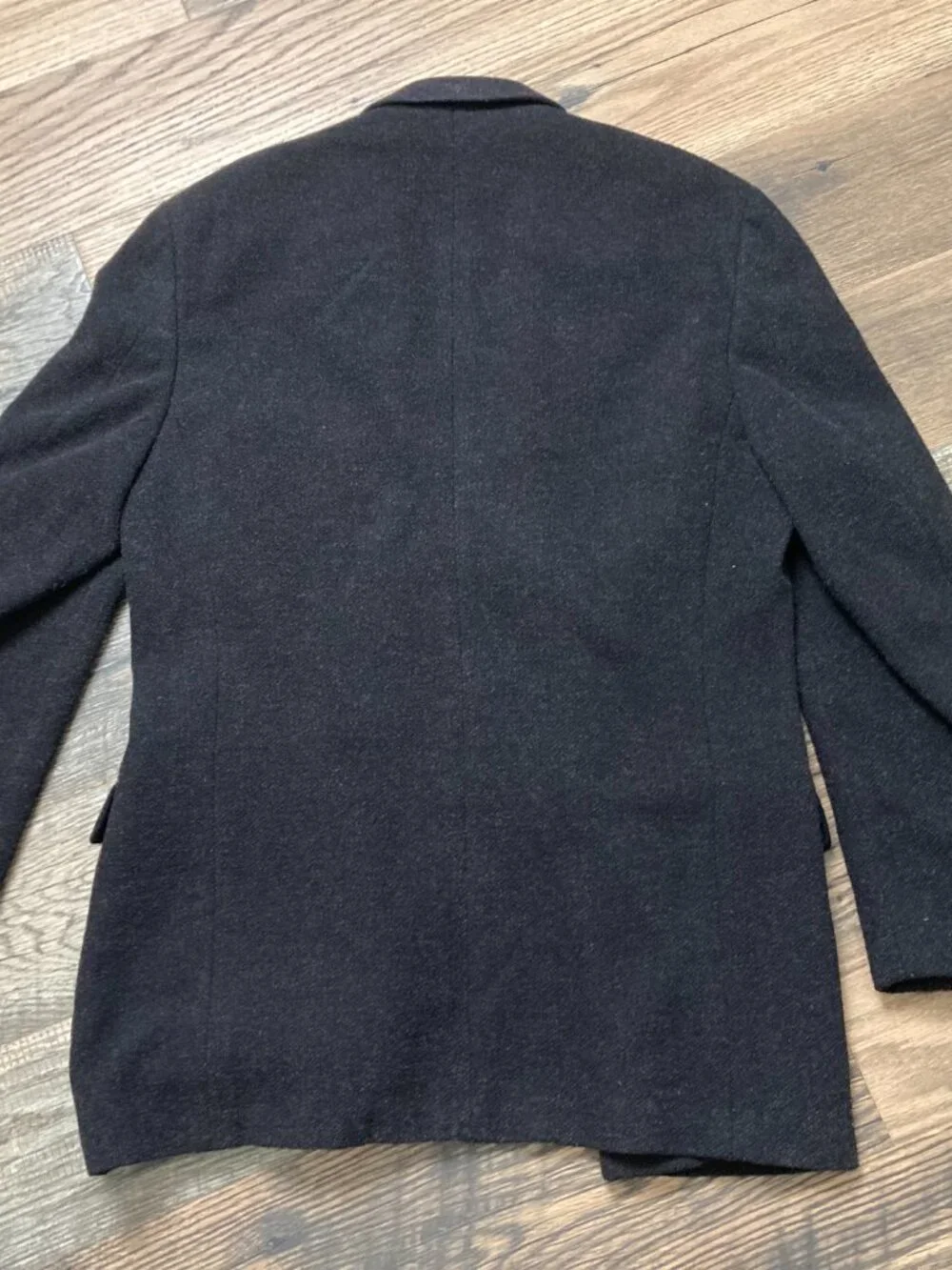 Kenneth Cole New York Men's Black Wool Blend Sport Coat Blazer 48R Estimated